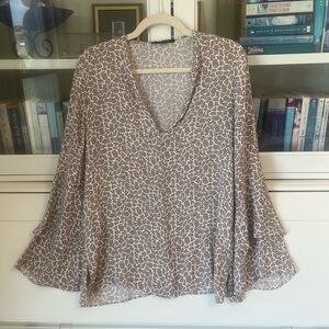 Kobi Halperin silk paisley blouse (M)